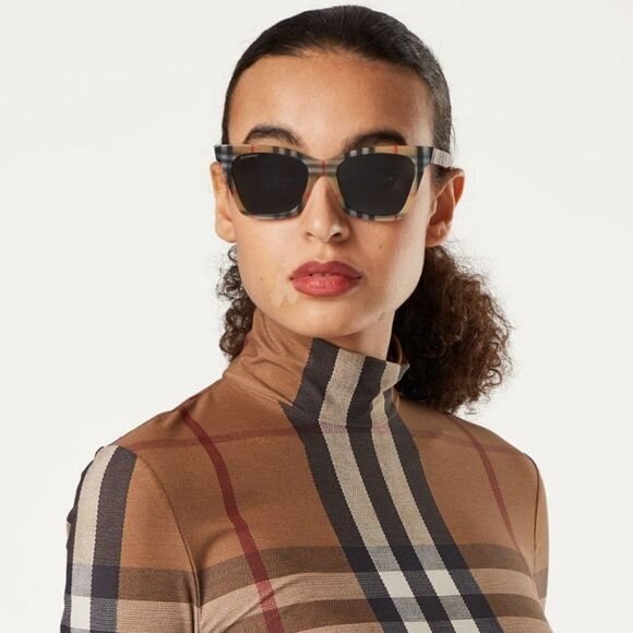 NEW Burberry Elsa BE4346 394487 Brown Grey Women Sunglasses main image 9